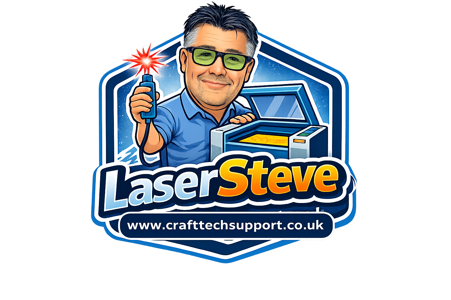 LaserSteve logo